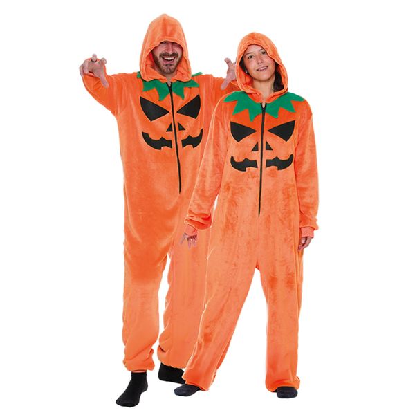 Costume kigurimi zucchetta halloween adulto - CARNAVAL QUEEN