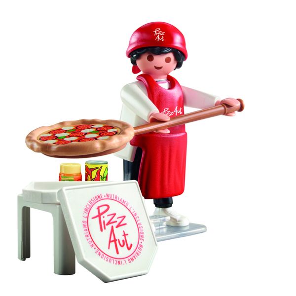 Playmobil 72155 pizzaut pizzaiolo - esclusiva toys center - Playmobil