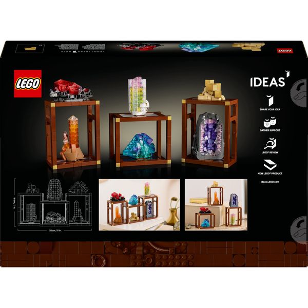 Lego - 21362 - ideas collezione di minerali con cristalli e supporti - LEGO IDEAS