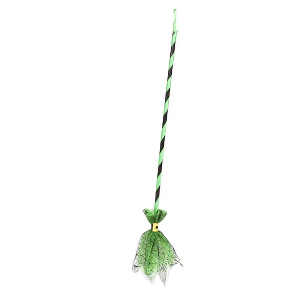 Scopa strega con ragnatela 85 cm - RUBIE'S