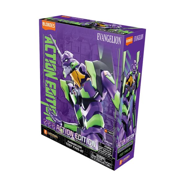 Blokees | evangelion test type-01 action edition - action figure - BLOKEES