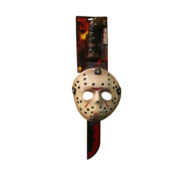 Set jason con maschera e machete – halloween horror - RUBIE'S