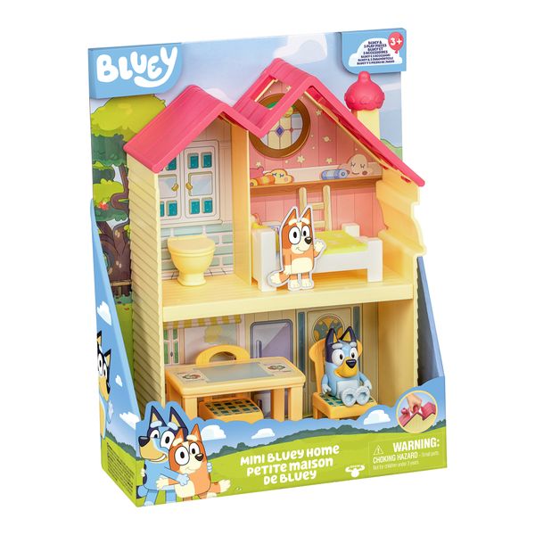 Bluey - playset mini home - la casa di bluey con personaggio e accessori - BLUEY