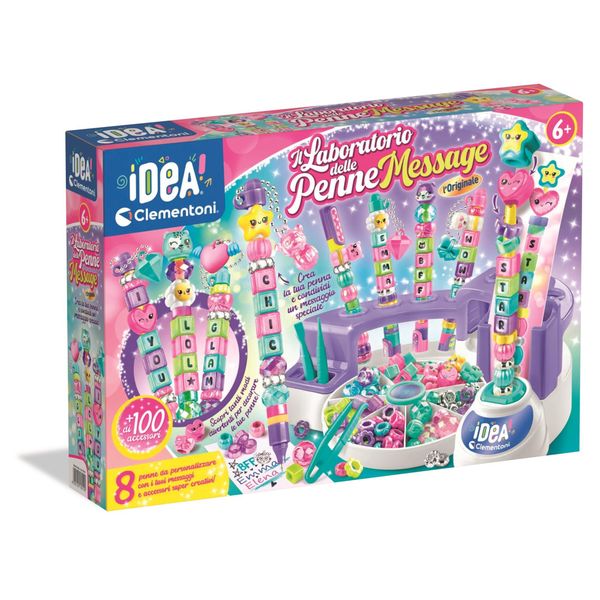 Clementoni - idea - laboratorio delle penne message - 18219 - CLEMENTONI