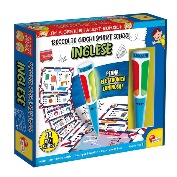 I'm a genius - raccolta giochi smart school inglese - LISCIANI