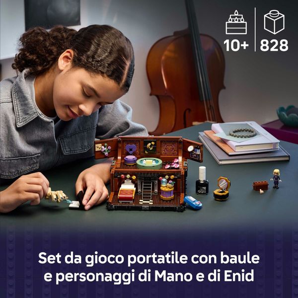 Lego - 76785 - wednesday appartamento di mano con personaggi e accessori - LEGO