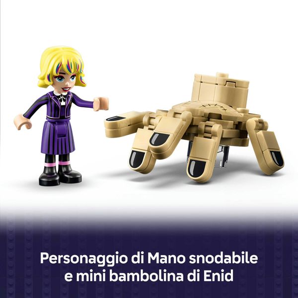 Lego - 76785 - wednesday appartamento di mano con personaggi e accessori - LEGO