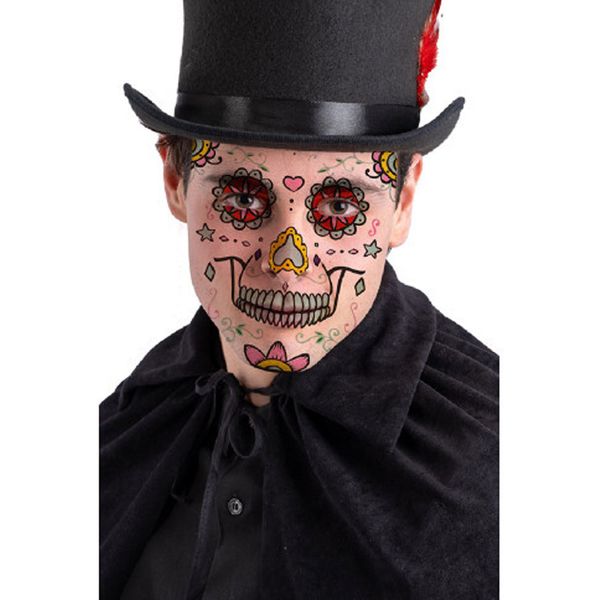 Cartella tatuaggi viso in diverse fantasie - CARNIVAL TOYS