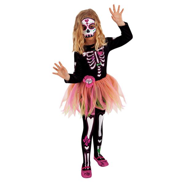 Costume dolce scheletrina halloween bambina - RUBIE'S