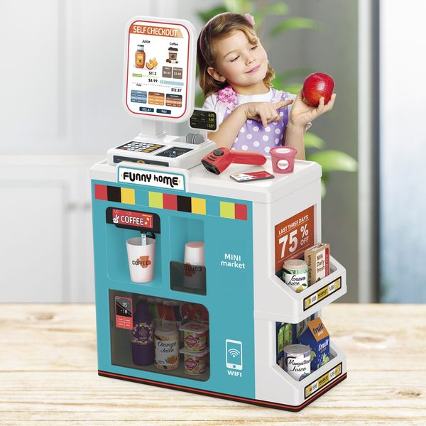 Mini market giocattolo con suoni, luci e 47 accessori - FUNNY HOME