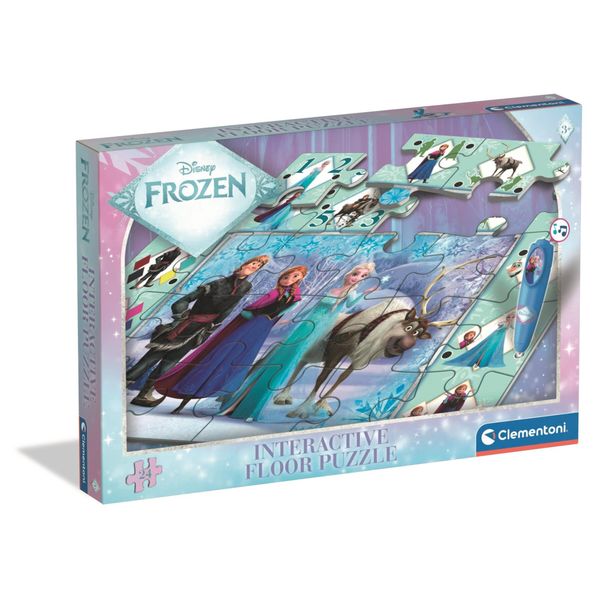 Clementoni - interactive floor puzzle - frozen - 16496 - CLEMENTONI, Frozen