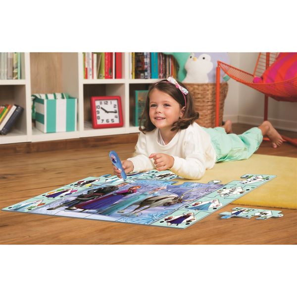 Clementoni - interactive floor puzzle - frozen - 16496 - CLEMENTONI, Frozen