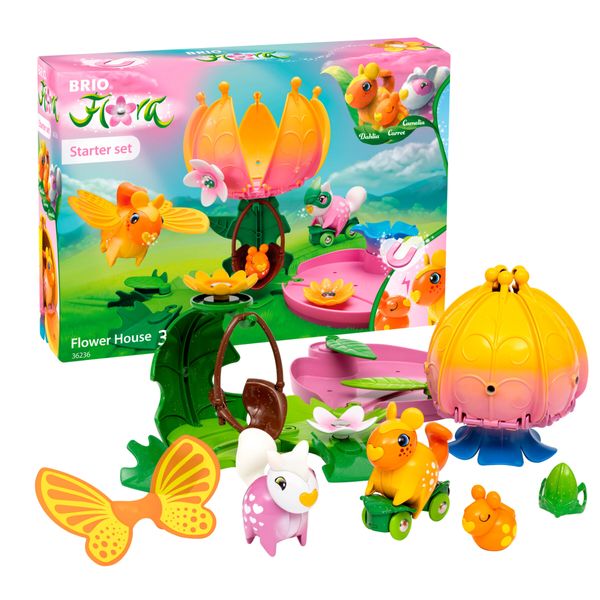 Brio flora - la casa in fiore starter set - BRIO, RAVENSBURGER