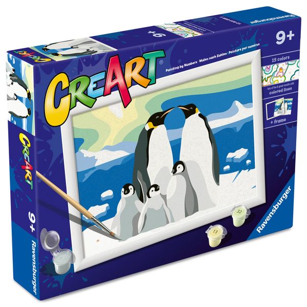 Ravensburger - creart la famiglia di pinguini 9+ - RAVENSBURGER