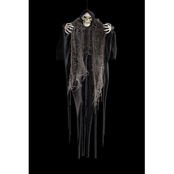 Scheletro appendibile con abito nero 70 cm - CARNIVAL TOYS