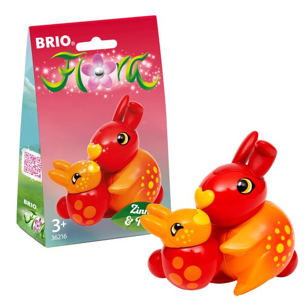 Brio flora - zinnia e peach - personaggi figure - BRIO, RAVENSBURGER