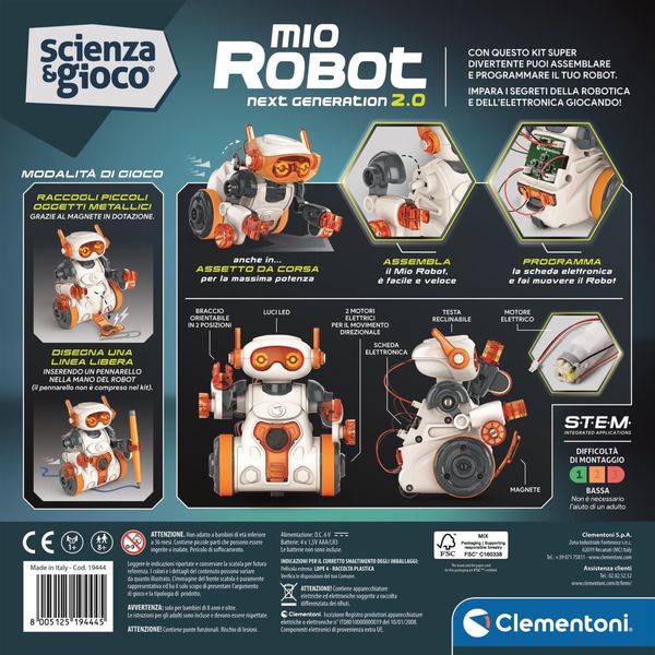 Clementoni - new mio the robot - 19444 - CLEMENTONI