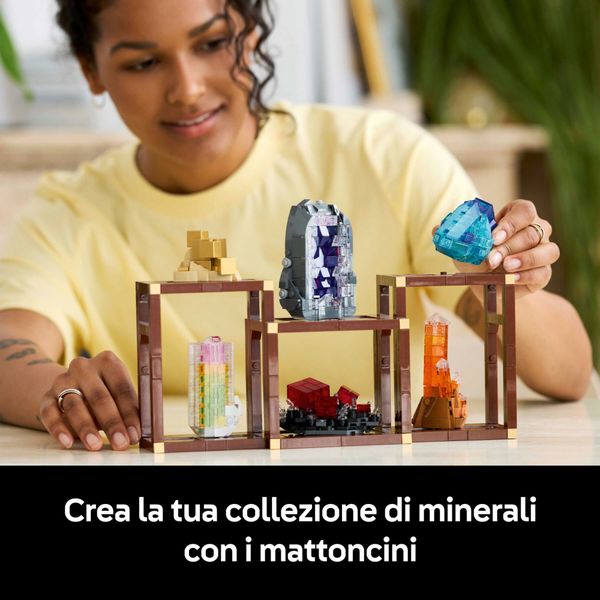 Lego - 21362 - ideas collezione di minerali con cristalli e supporti - LEGO IDEAS