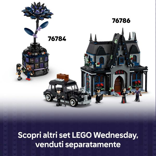 Lego - 76785 - wednesday appartamento di mano con personaggi e accessori - LEGO