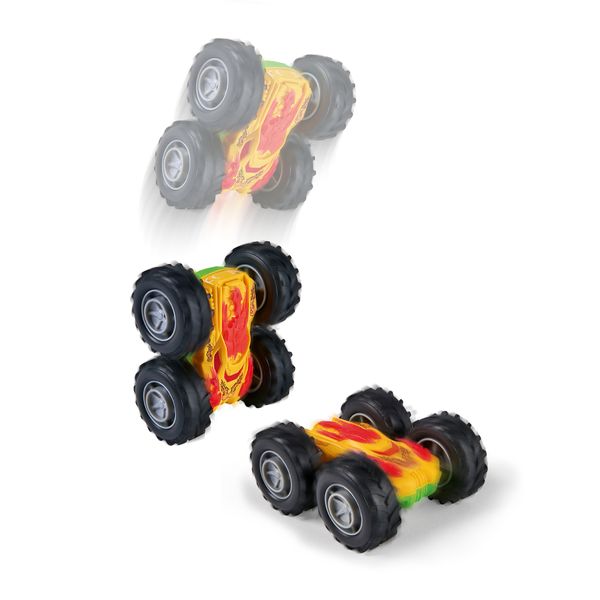 Mini auto flip over a frizione - si ribalta e continua la corsa assortita - 