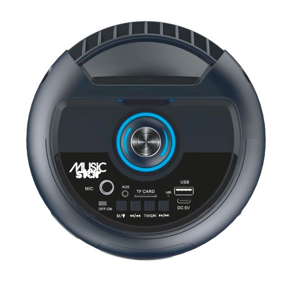Cassa karaoke 120w con microfono e luci led rgb - 