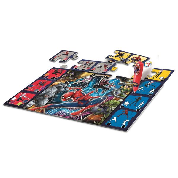 Clementoni - spiderman - tappeto gigante interattivo - 16497 - CLEMENTONI, Spiderman