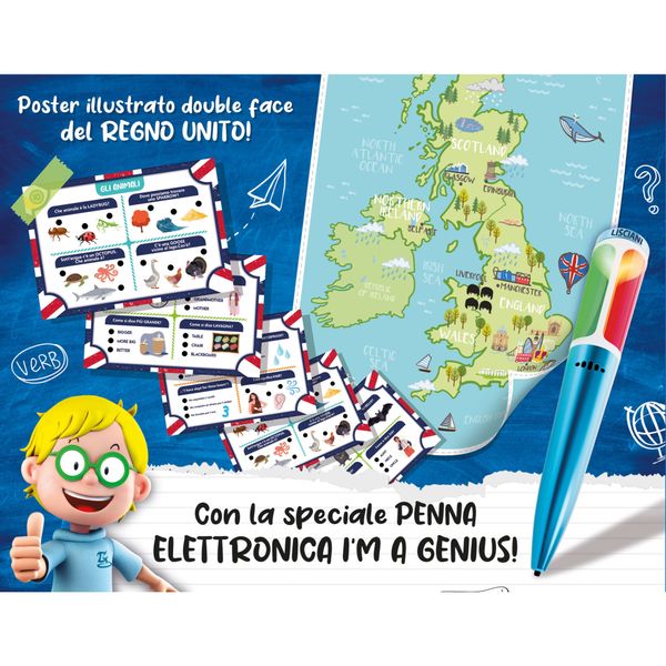 I'm a genius - raccolta giochi smart school inglese - LISCIANI