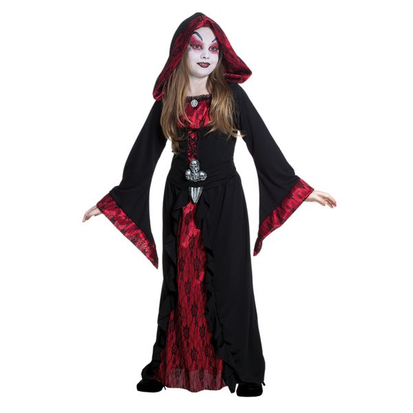 Costume lady delle tenebre bambina halloween - CARNAVAL QUEEN