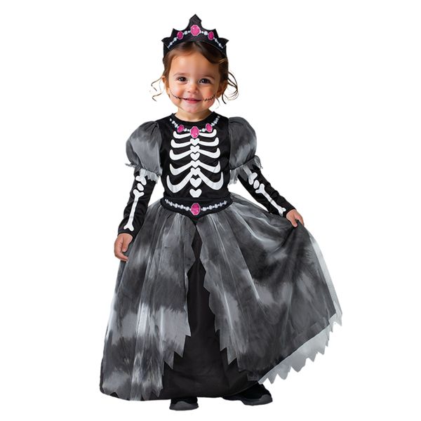 Costume principessa degli scheletri per bambini - CARNAVAL QUEEN