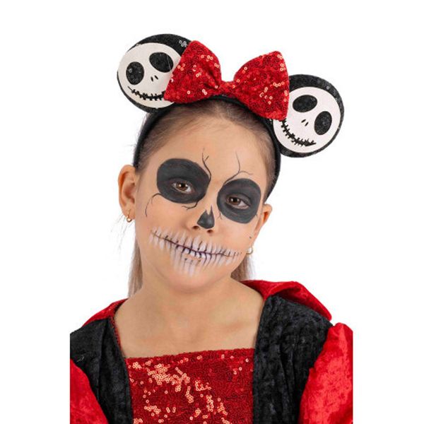 Cerchietto halloween topolina nbx con fiocco rosso - CARNIVAL TOYS