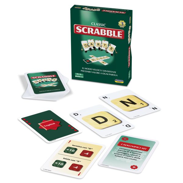 Scrabble card games – il gioco di parole più famoso per la famiglia - Scrabble