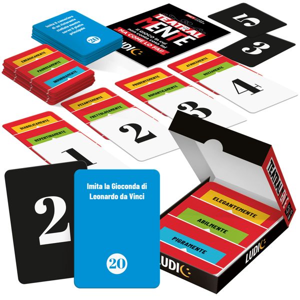 Teatralmente - party game delle emozioni e dell’espressività - LUDIC