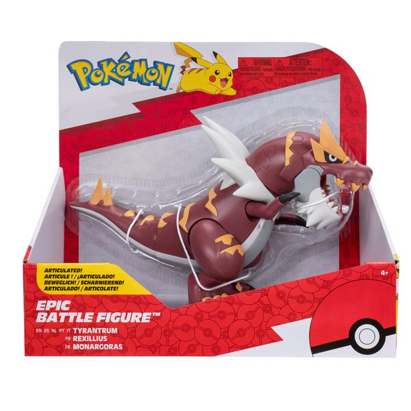 Tyrantrum pokémon - action figure gigante articolata 30 cm - POKEMON