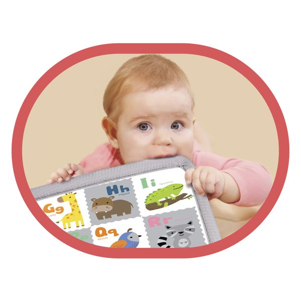 Tappeto gioco supersoft 120x200 cm - sicuro, morbido e colorato - 10m+ - BABY SMILE