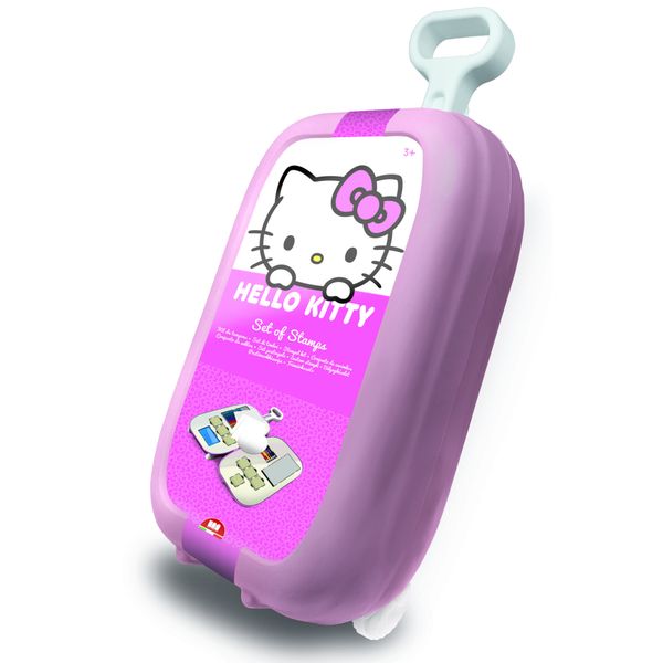 Multiprint – trolley hello kitty con timbrini, pennarelli e adesivi - Hello Kitty
