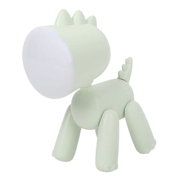 Luce notturna led dinosauro rosa e verde 15,5x19x9 cm – switch u - IBS