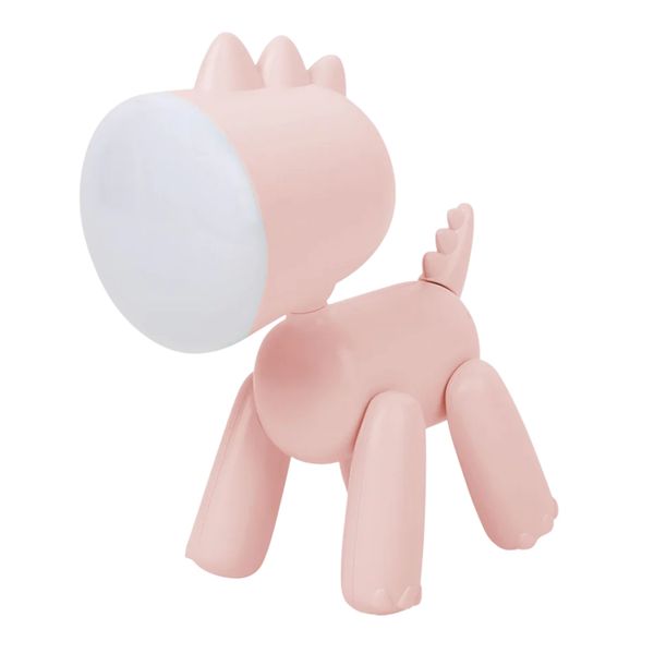 Luce notturna led dinosauro rosa e verde 15,5x19x9 cm – switch u - IBS