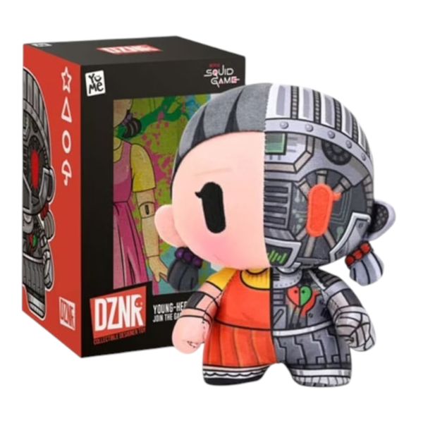 Squid game - peluche young-hee 18 cm dznr – collezione join the game - Squid Game