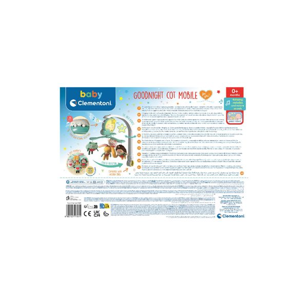 Goodnight cot mobile 0m+- clementoni - BABY CLEMENTONI, CLEMENTONI