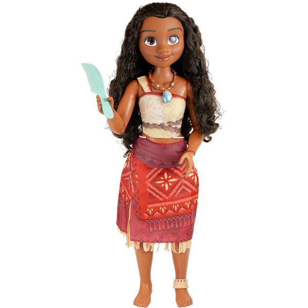 Disney oceania 2 - bambola playdate vaiana 80 cm spazzola inclusa - DISNEY PRINCESS, Disney