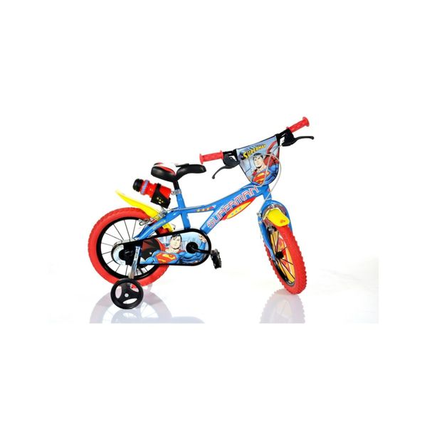 Bici 16" superman dino bikes – bicicletta da bimbo supereroe - SUPERMAN
