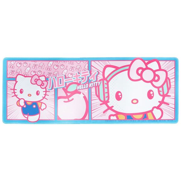 Tappetino desk mat xl hello kitty – mousepad gaming – 80×35 cm - Hello Kitty