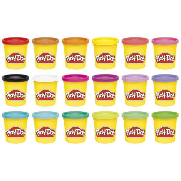 Play-doh - set 18 vasetti pasta da modellare - PLAY-DOH