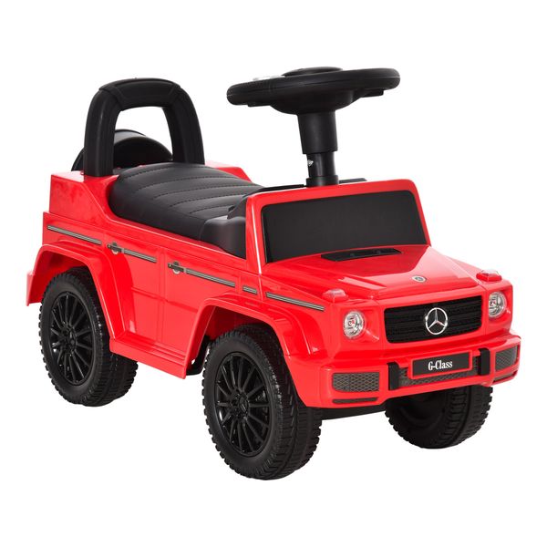 Macchina giocattolo, macchina cavalcabile per bambini 12-36 mesi, mercedes-benz g350, rossa - 