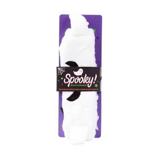 Fascia per capelli elasticizzata in peluche - fantasma - spooky - PUCKATOR