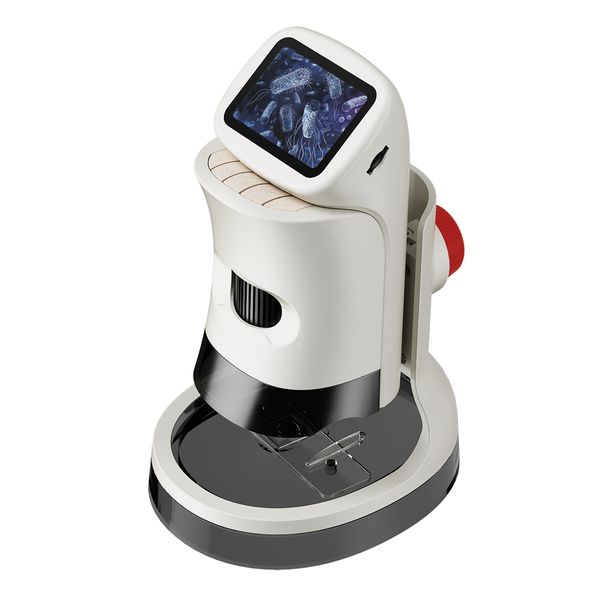 Microscopio portatile lcd – ingrandimenti fino a 1000x con accessori - MICRO PLANET