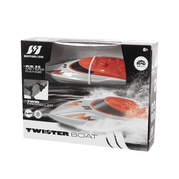Barca radiocomandata 23 cm – rc 2.4ghz per bambini - MOTOR & CO.