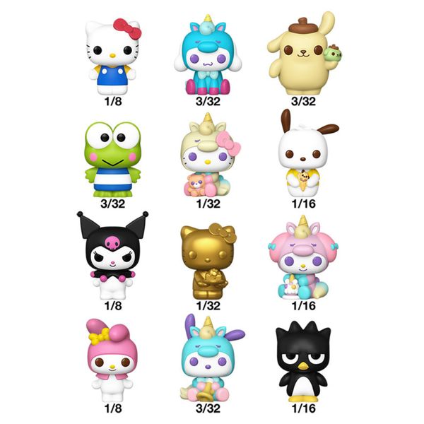 Funko bitty pop! hello kitty and friends - mini figura 1 pz - FUNKO POP!, Hello Kitty