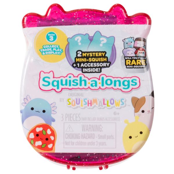 Squish-a-long surprise pack - 2 personaggi e accessori inclusi - mystery box assortita - SQUISH A LONGS