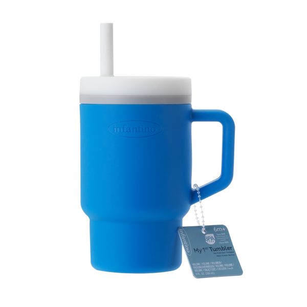 Bicchierino assortito in silicone morbido per bambini - primo bicchiere con beccuccio - INFANTINO